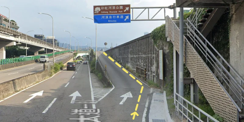 越堤道路線圖