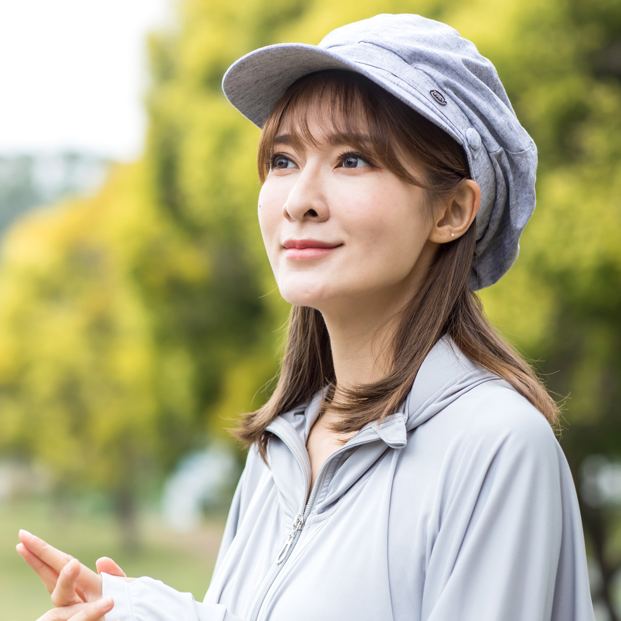 抗UV-復古質樸貝雷帽-女 抗UV-復古質樸貝雷帽-女